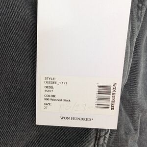 BNWT Won Hundred Jeans SIZE 27 CHIC DETAILS!